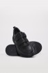 Hakiki Deri Siyah Nubuk Unisex Çocuk Casual Ayakkabı 157XA2407
