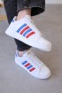 Beyaz Lacivert Kırmızı Unisex Sneaker Ayakkabı 572XA2555