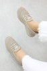 Bej Kadın Sneaker Ayakkabı 925ZA066