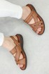 Hakiki Deri Taba Erkek Klasik Sandalet 952MA710
