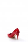 Kırmızı Rugan Kadın Stiletto Ayakkabı 629ZA039-089