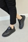 Siyah Kadın Sneaker Ayakkabı 666ZA158