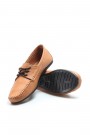 Hakiki Deri Taba Kadın Loafer Ayakkabı 710ZA045