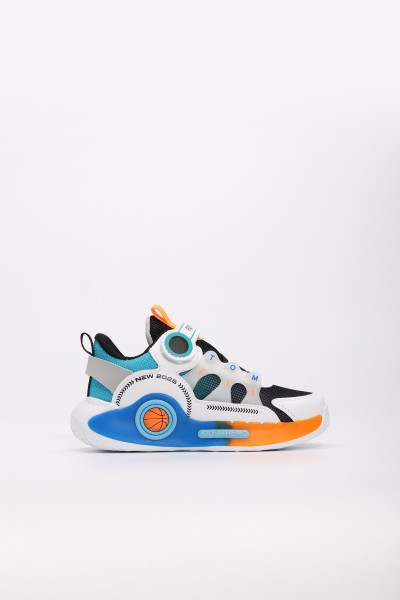 BEYAZ LACIVERT SARI Unisex Çocuk Sneaker Ayakkabı 615XCA529