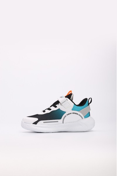BEYAZ LACIVERT SARI Unisex Çocuk Sneaker Ayakkabı 615XCA529