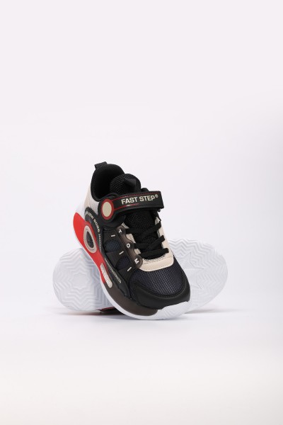 SIYAH KREM Unisex Çocuk Sneaker Ayakkabı 615XCA529