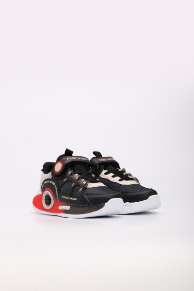 SIYAH KREM Unisex Çocuk Sneaker Ayakkabı 615XCA529