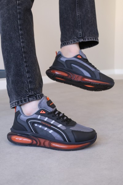 Füme Turuncu Erkek Sneaker Ayakkabı 572MA2612