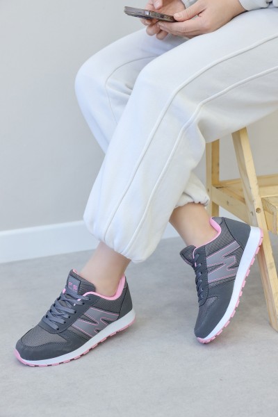 Füme Pembe Kadın Sneaker Ayakkabı 590ZA077