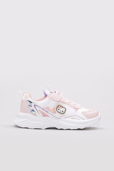 Pudra Beyaz Unisex Çocuk Sneaker Ayakkabı 615XCA305