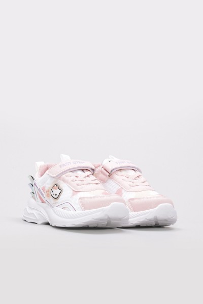 Pudra Beyaz Unisex Çocuk Sneaker Ayakkabı 615XCA305
