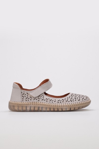 Hakiki Deri SILVIR GREY Kadın Casual Ayakkabı 657ZA1115