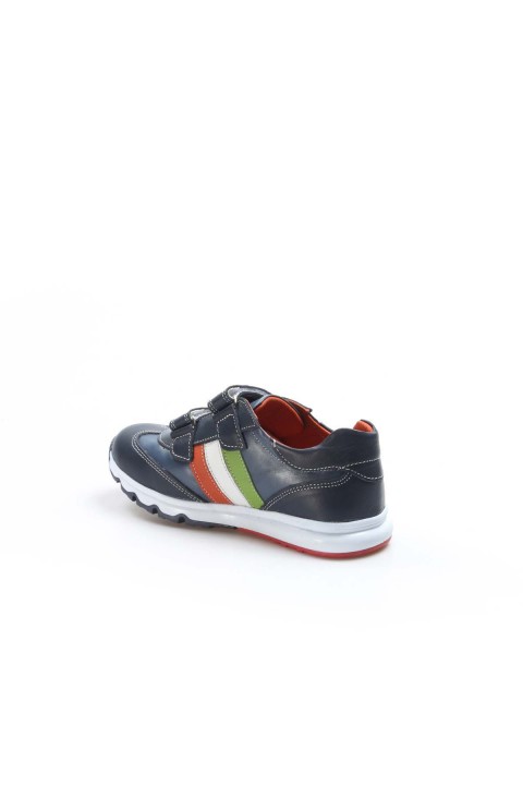 Hakiki Deri Lacivert Unisex Çocuk Casual Ayakkabı 006FA800