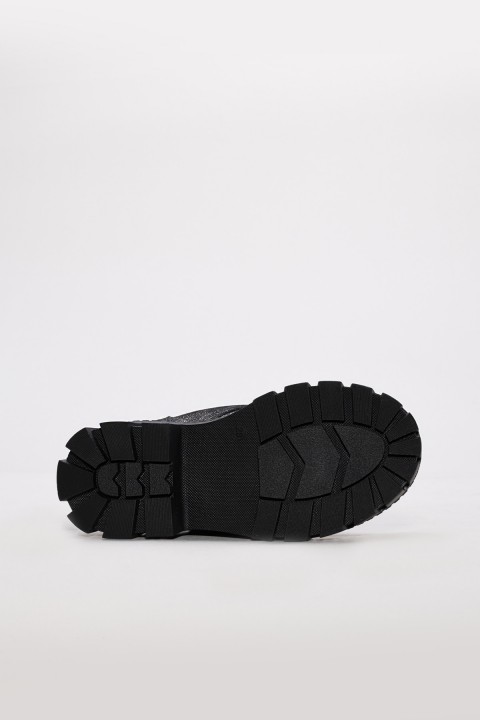 Hakiki Deri Kürklü Çelik Unisex Çocuk Klasik Bot 157KXA1774