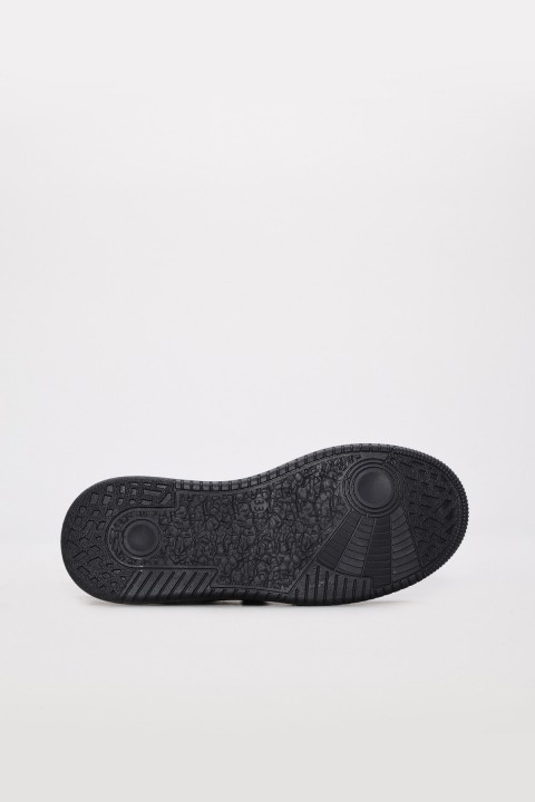Hakiki Deri Siyah Nubuk Unisex Çocuk Casual Ayakkabı 157XA2407
