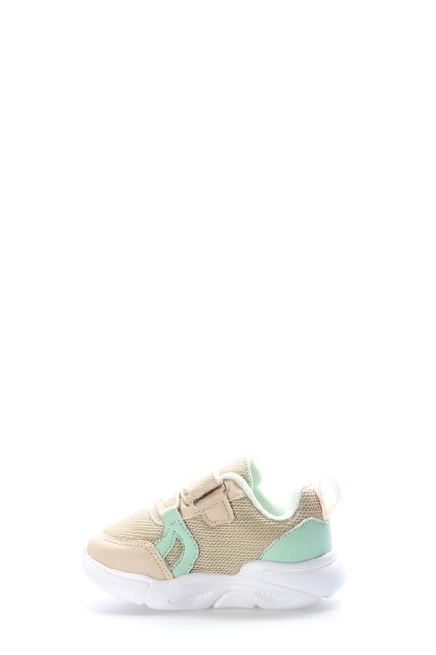 Bej Su Yesıl Orange Unisex Çocuk Sneaker Ayakkabı 461BA105