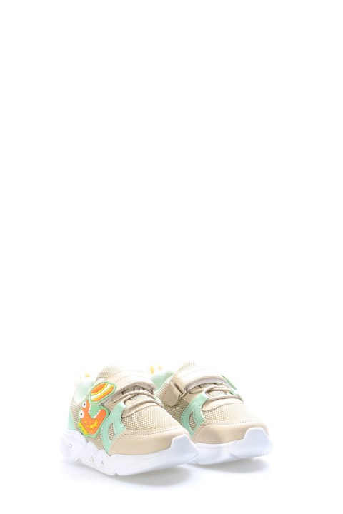 Bej Su Yesıl Orange Unisex Çocuk Sneaker Ayakkabı 461BA105