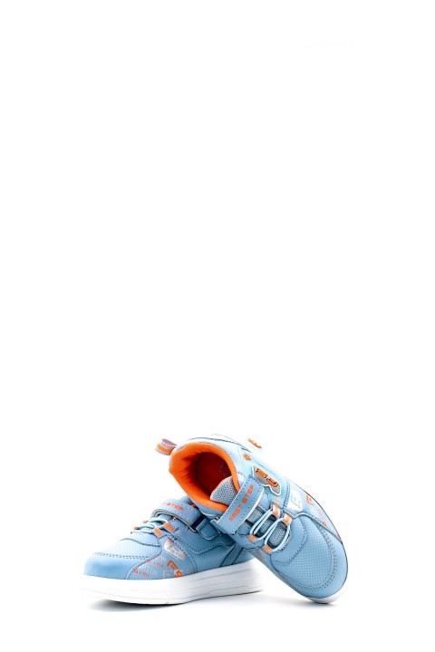 Açık Mavi Oranj Unisex Çocuk Sneaker Ayakkabı 461XCA210