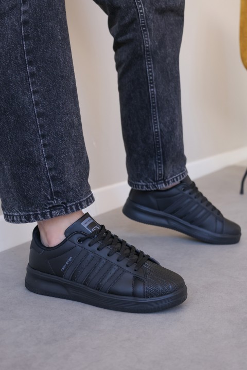 Siyah Unisex Sneaker Ayakkabı 572XA2555
