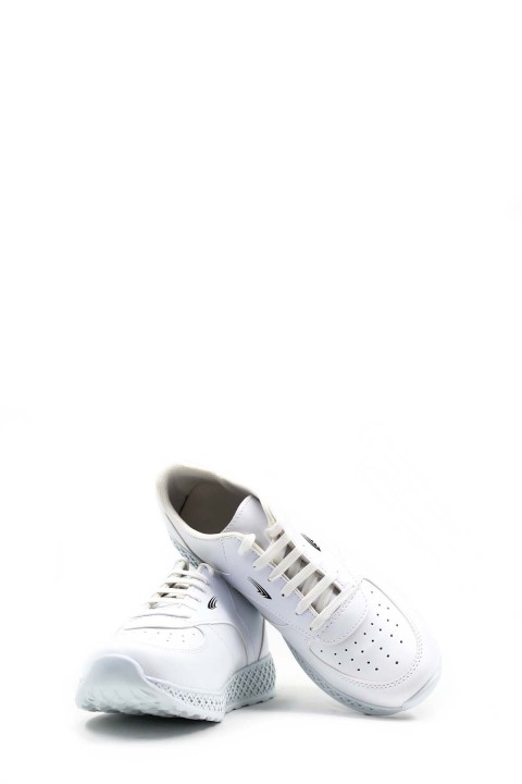 Beyaz Kadın Sneaker Ayakkabı 416ZAFJACK