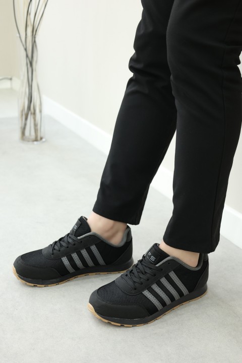Siyah Füme Erkek Sneaker Ayakkabı 590MA010