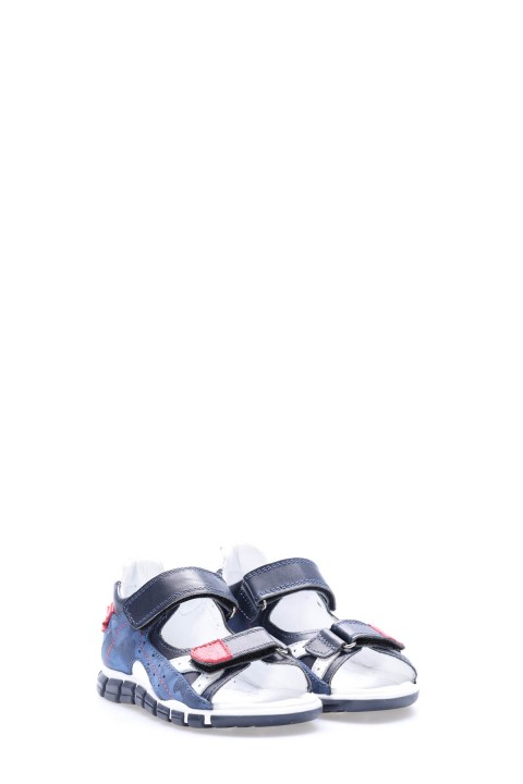 Hakiki Deri Lacivert Unisex Çocuk Klasik Ayakkabı 612XA879