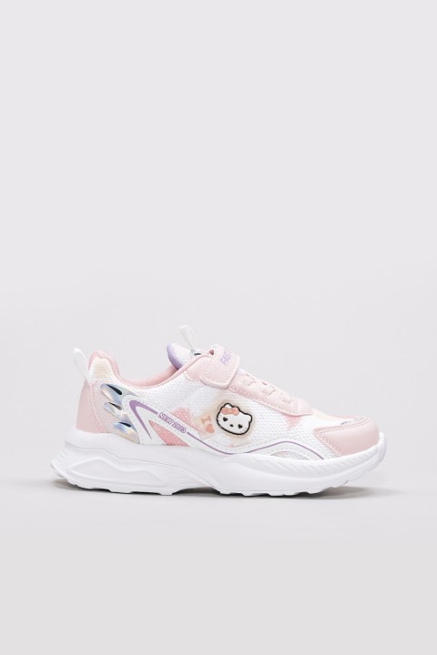 Pudra Beyaz Unisex Çocuk Sneaker Ayakkabı 615XCA305