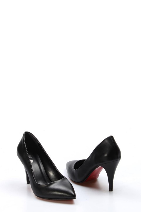 Siyah Kadın Stiletto Ayakkabı 629ZA039-089