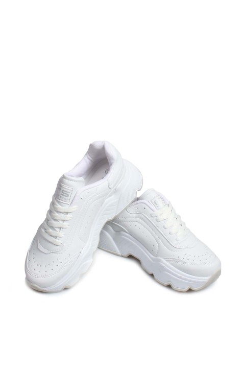 Beyaz Kadın Sneaker Ayakkabı 666ZA146