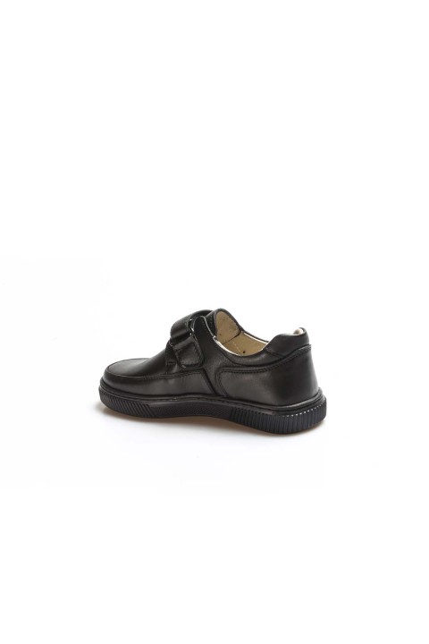 Hakiki Deri Siyah Unisex Çocuk Casual Ayakkabı 770PA917