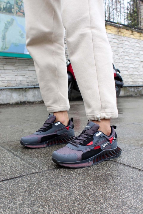 Füme Siyah Erkek Sneaker Ayakkabı 865MA7000