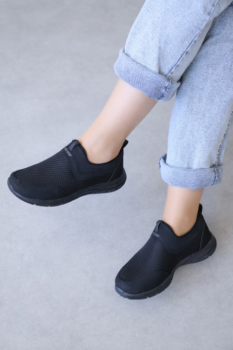Siyah Kadın Sneaker Ayakkabı 930ZAF555