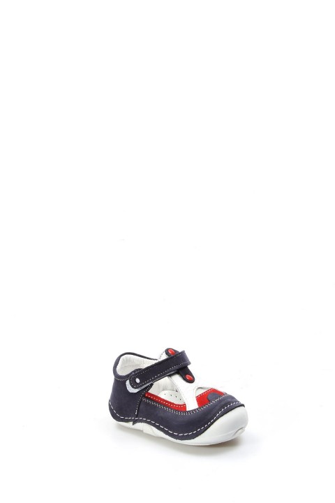 Hakiki Deri Tommy Lacivert Bebek Casual Ayakkabı 891IA503