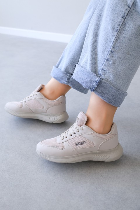 Bej Kadın Sneaker Ayakkabı 925ZA012