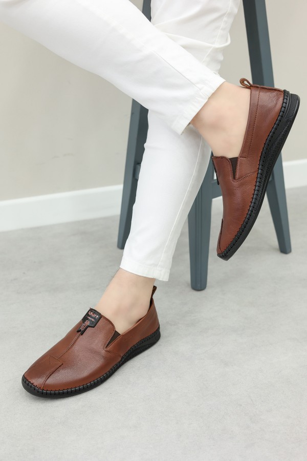 Hakiki Deri Taba Erkek Casual Ayakkabı 126MA308