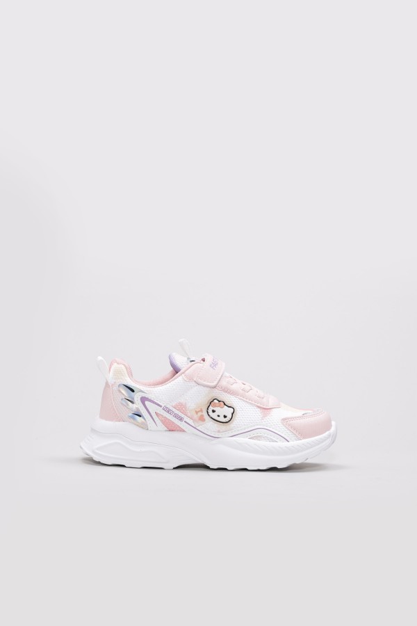 Pudra Beyaz Unisex Çocuk Sneaker Ayakkabı 615XCA305
