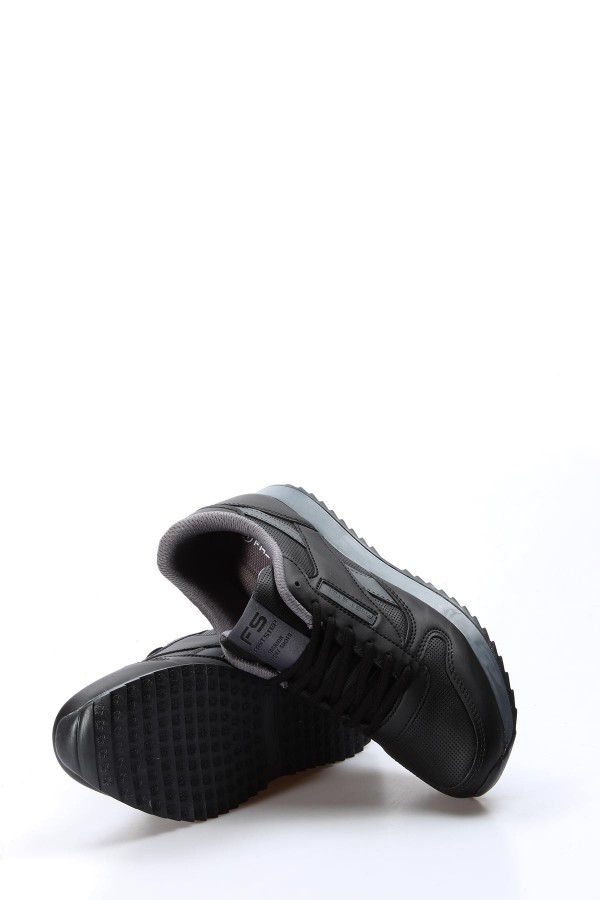 Siyah File Kadın Sneaker Ayakkabı 865ZA5010