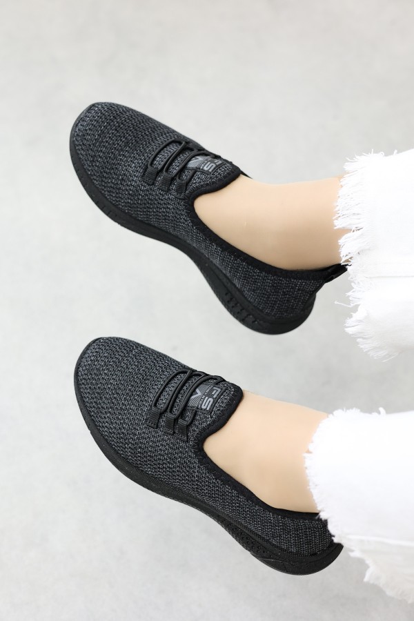 Siyah Kadın Sneaker Ayakkabı 925ZA066